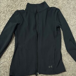 Under Armour Women's Black Full-Zip Utility Jacket
